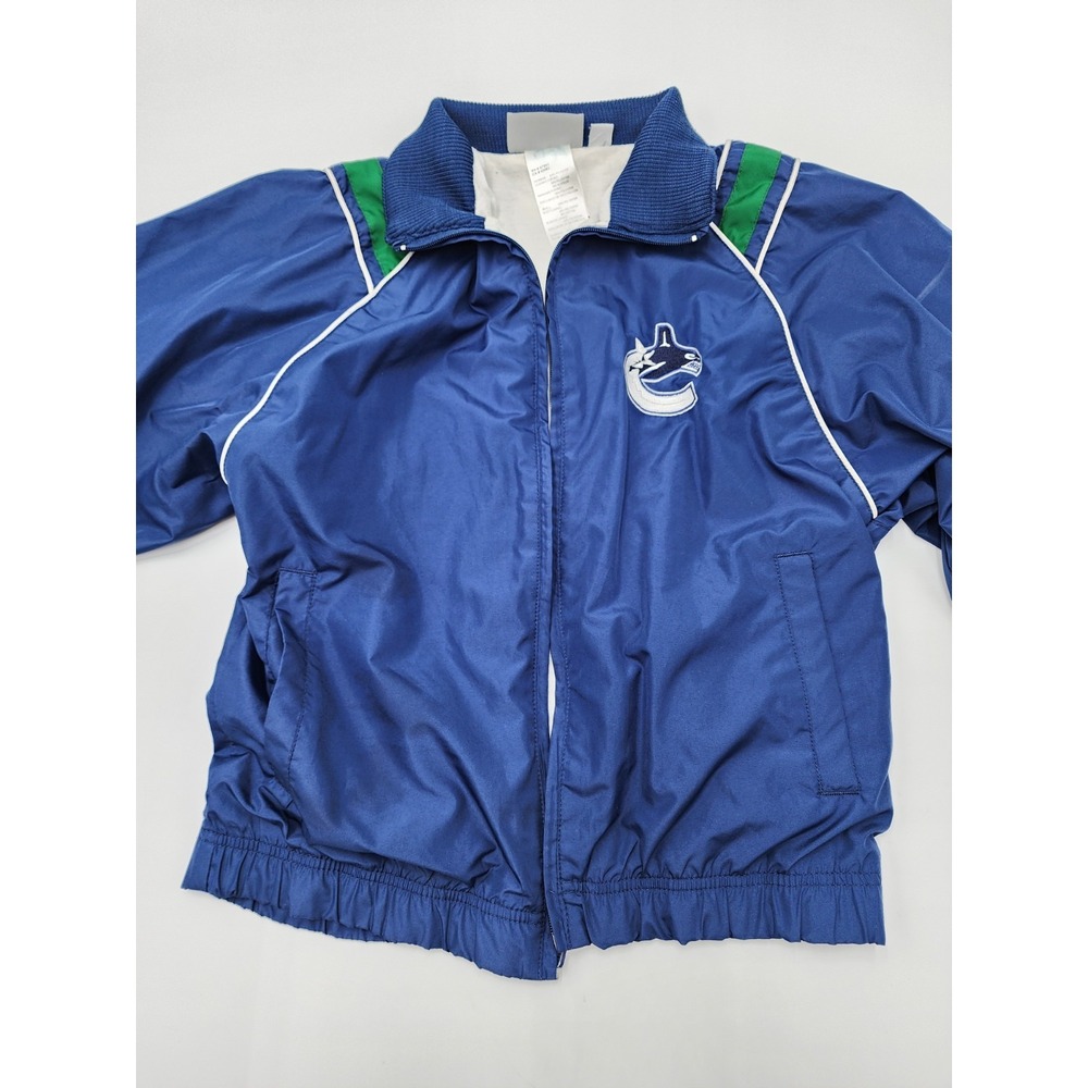 Reebok Face Off‎ Boys 10/12 Vancouver Canucks Zip Up Jacket Read